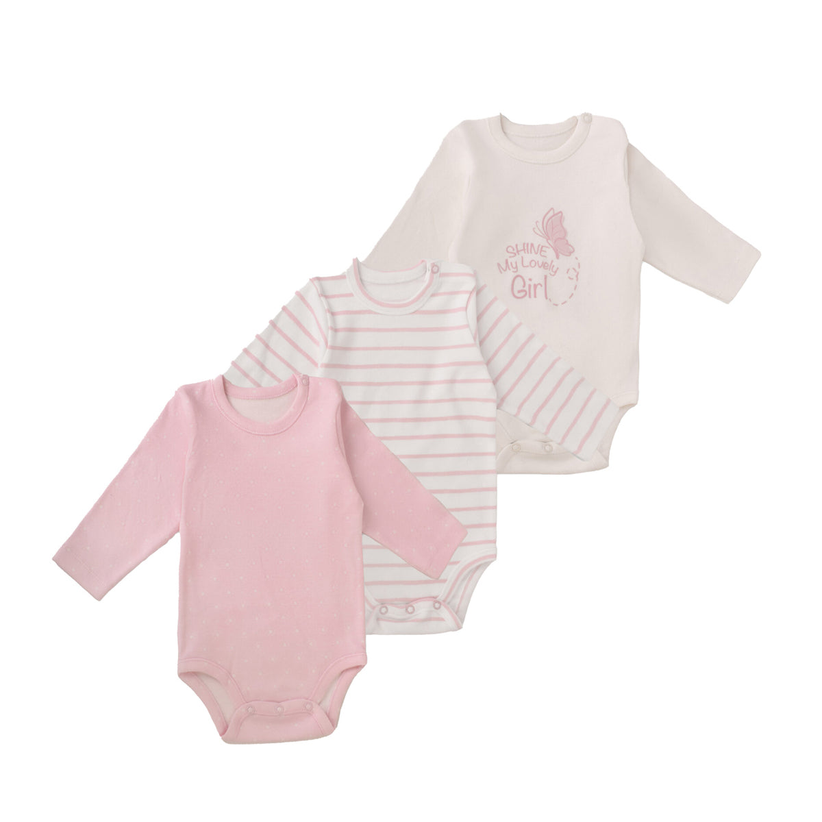 Junior Bodysuit Long Sleeve Love Girl 18-24m